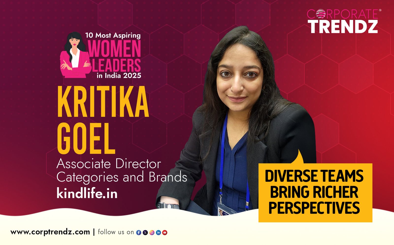 Kritika Goel: 10 Most Aspiring Women Leaders in India 2025
