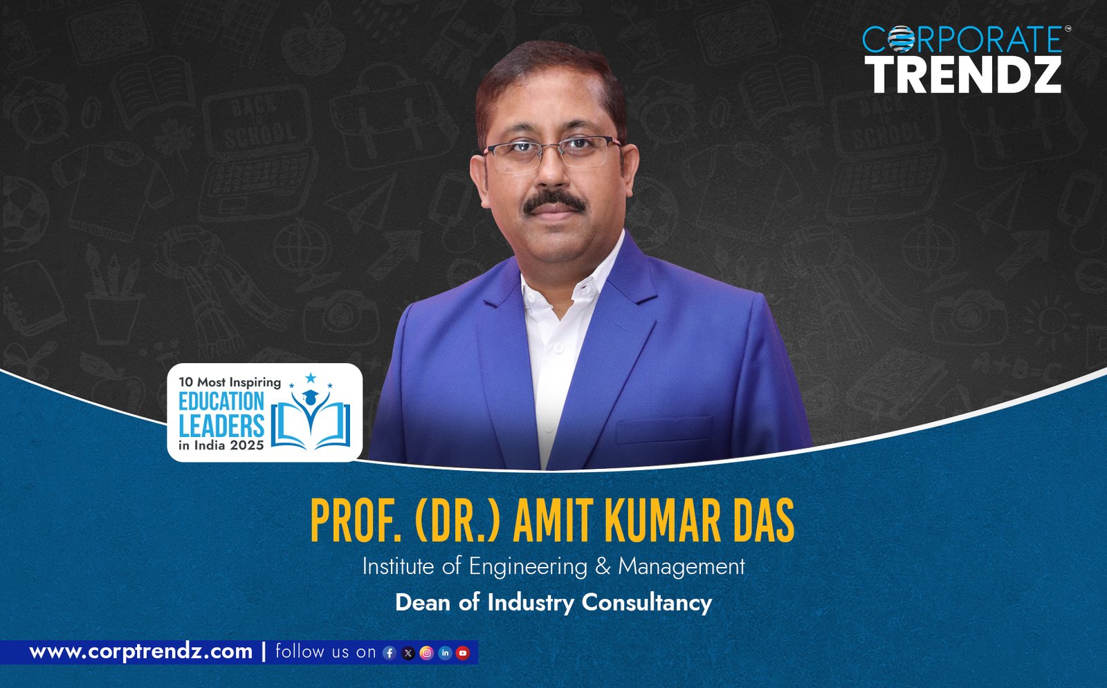 Dr. Amit Kumar Das: Most Inspiring Educational Leaders in 2025