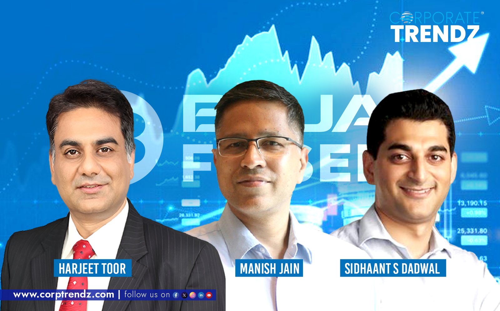 Deputy CEOs appointed at Bajaj Finserv: Manish Jain, Sidhaant S Dadwal, Harjeet Toor