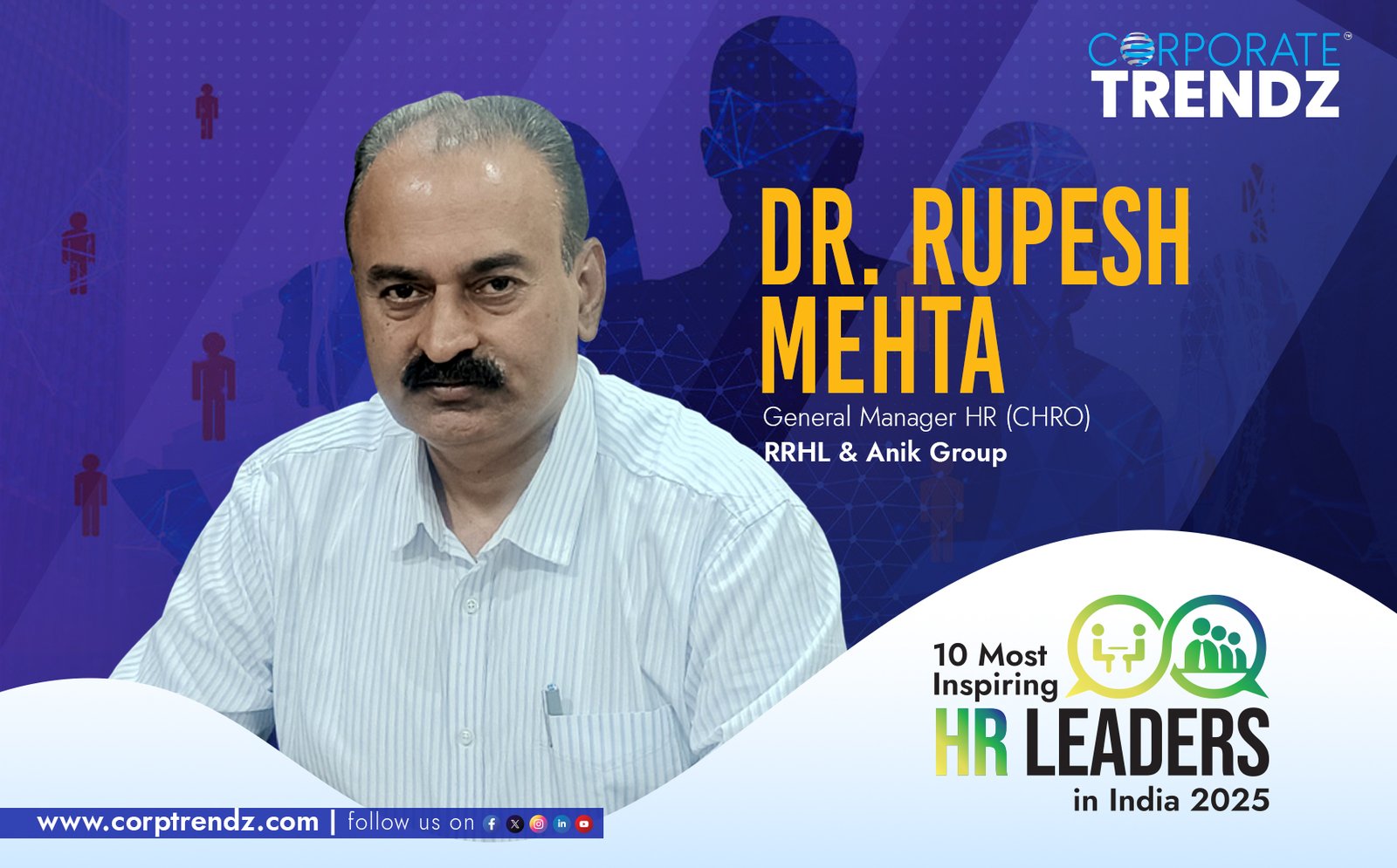 Dr. Rupesh Mehta: India’s Most Inspiring HR Leaders in India 2025
