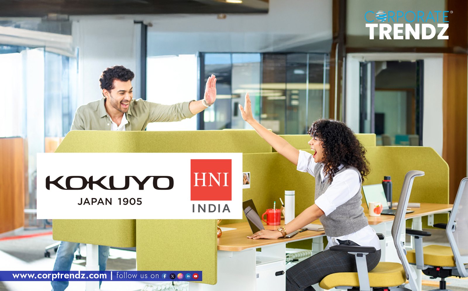 Kokuyo acquires HNI India to expand its presence in the Asian furniture market.