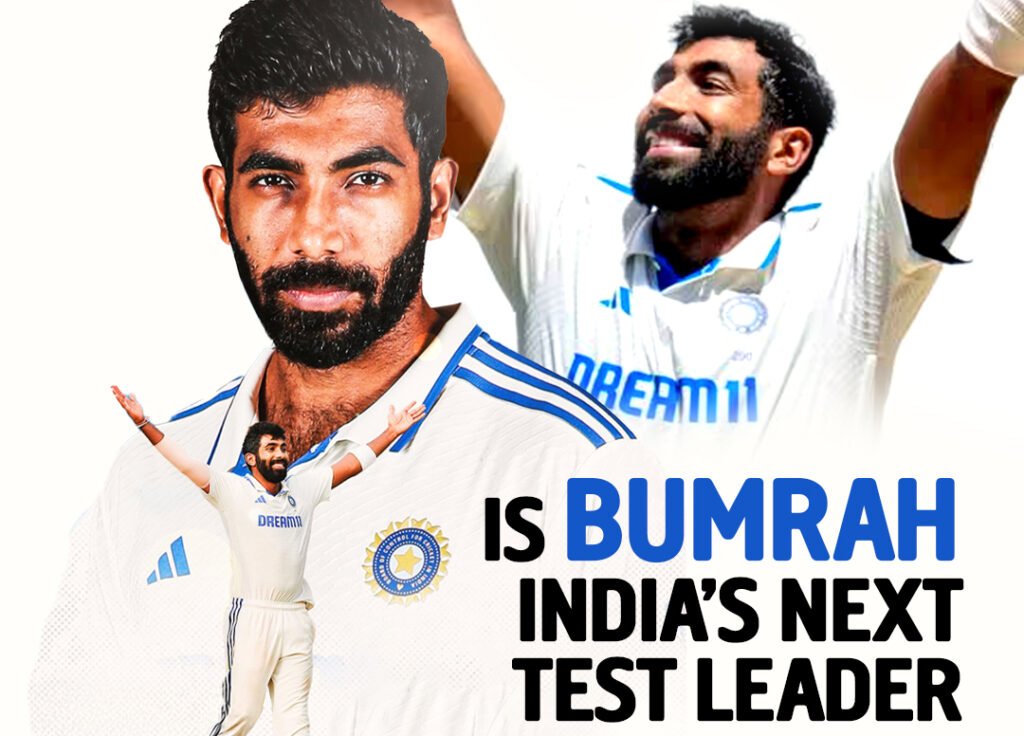 Ravichandran Ashwin endorses Jasprit Bumrah as the potential next Test captain for India.