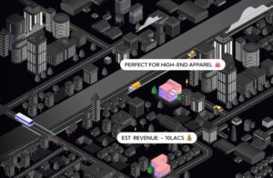 AI-powered map showing various data layers, such as demographics, foot traffic, and income levels, used by GeoIQ to identify optimal locations for business expansion.