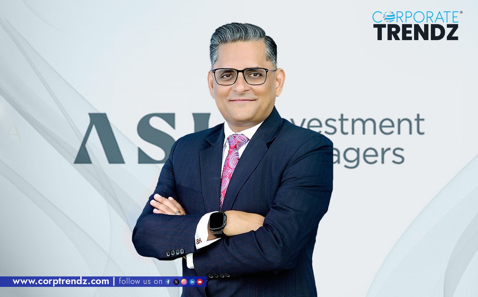 Amit Singh, the newly appointed Group CHRO at ASK Asset & Wealth Management Group, smiling confidently in a professional setting.
