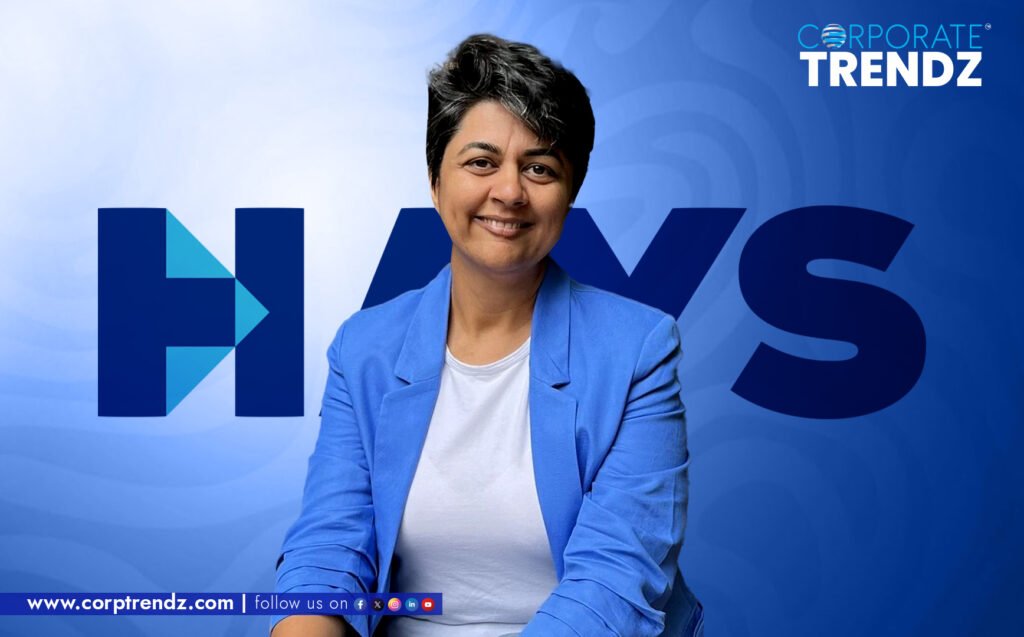 Manu Saigal, the new Country Manager for Hays India, pictured in a professional setting, exuding confidence and leadership.