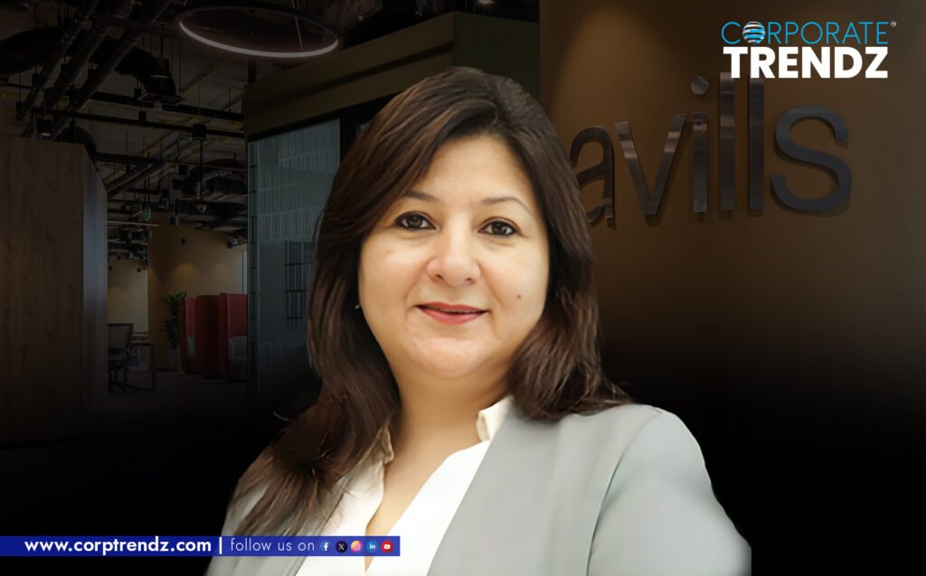 Pallavi Upadhyay, Head of Corporate Initiatives & Sales, Residential Services at Savills India, in a professional and confident pose.