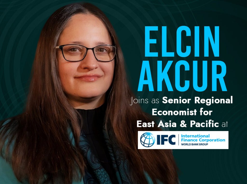 Elcin Akcura, Senior Regional Economist for East Asia & Pacific at IFC, smiling professionally.