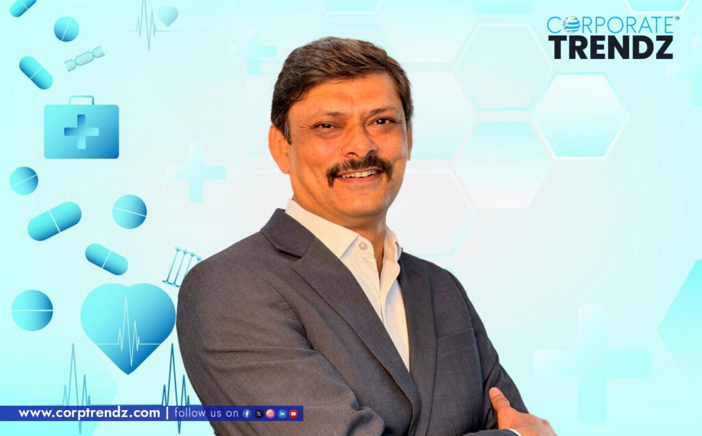 Anant Sharma, the new Senior Vice President of Digital Transformation at Arietis Health, in a professional setting, symbolizing innovation and leadership in healthcare technology.