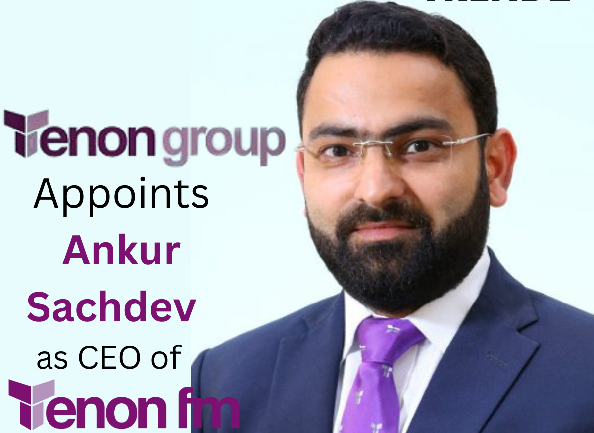 A professional headshot of Ankur Sachdev, the newly appointed CEO of Tenon FM, indicating a significant leadership change in the facility management sector