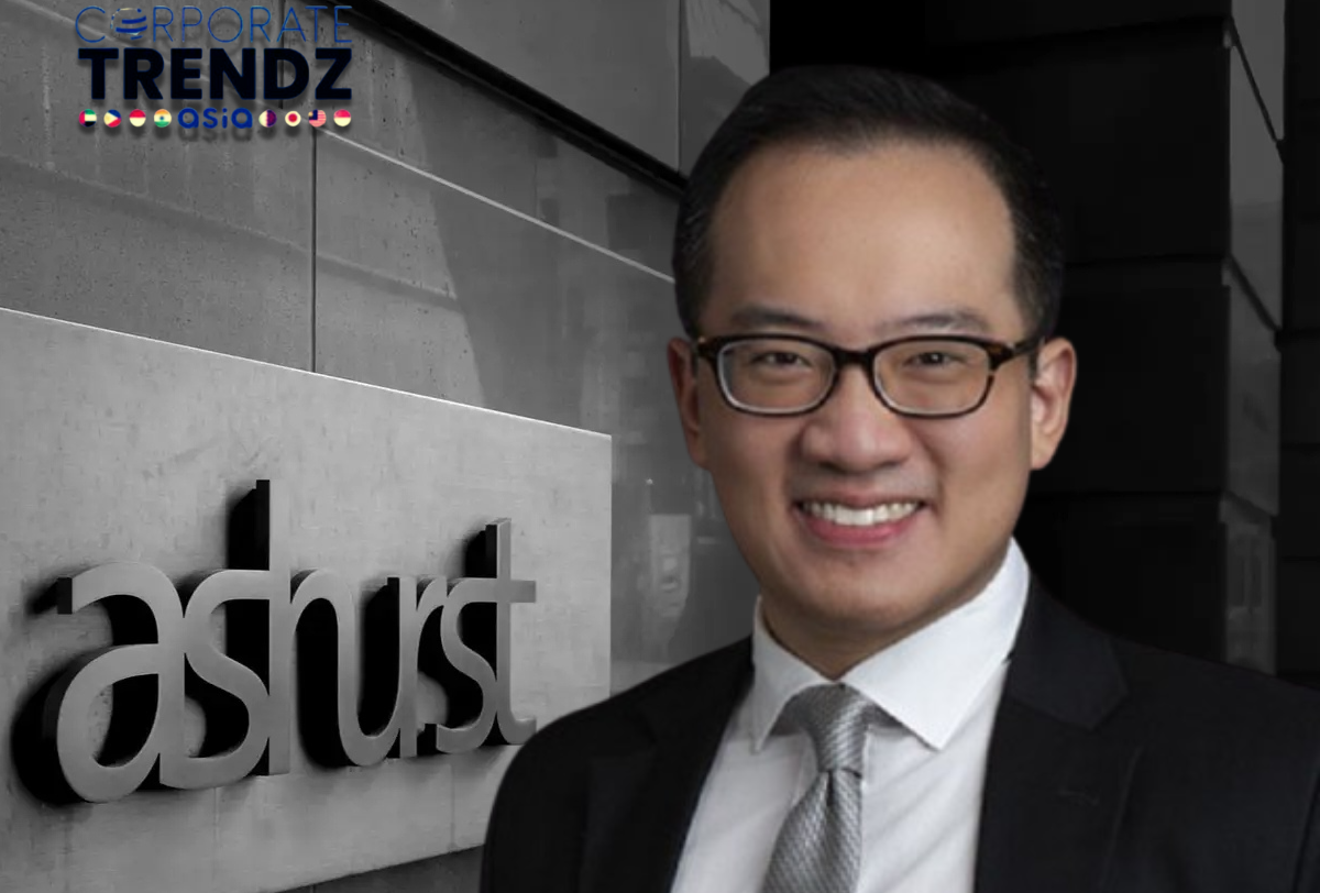 Clarence Ding, Ashurst's new Asia Head of Employment, a professional headshot with a subtle background, representing legal expertise.