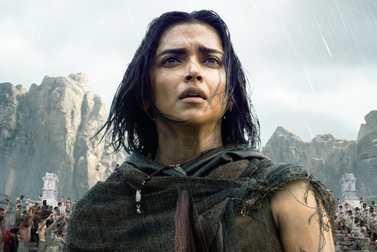 Bollywood actress Deepika Padukone, looking thoughtful or pensive, symbolizing the challenges and choices faced by working mothers in demanding industries.