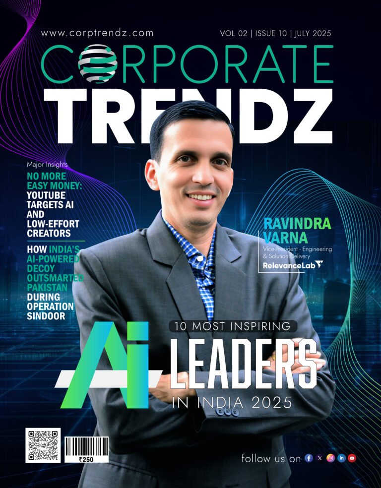 Magazines 25 Cover of 10 Most Inspiring AI Leaders in India 2025