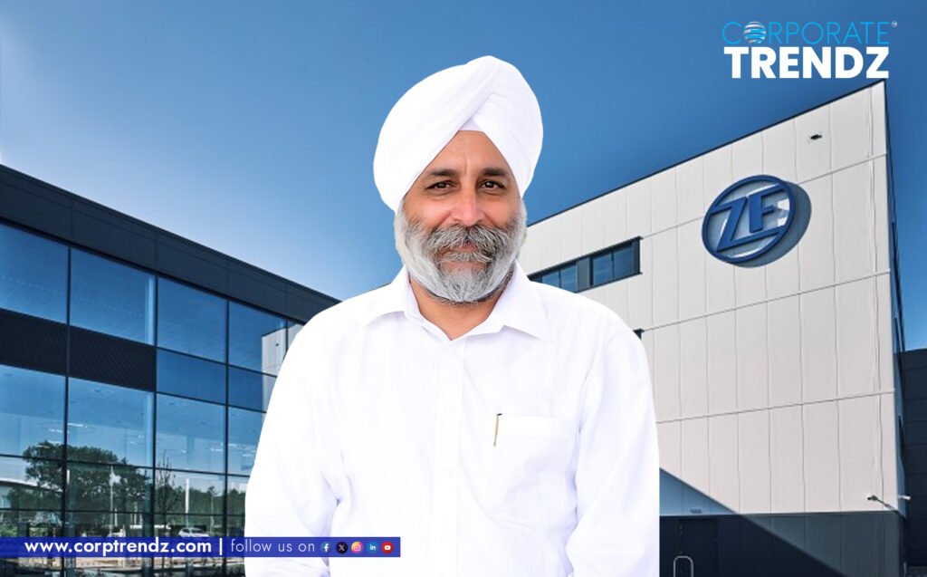 Professional headshot of Paramjit Singh Chadha, a man in a business suit, smiling confidently, signifying his new leadership role at ZF Commercial Vehicle Control Systems India.