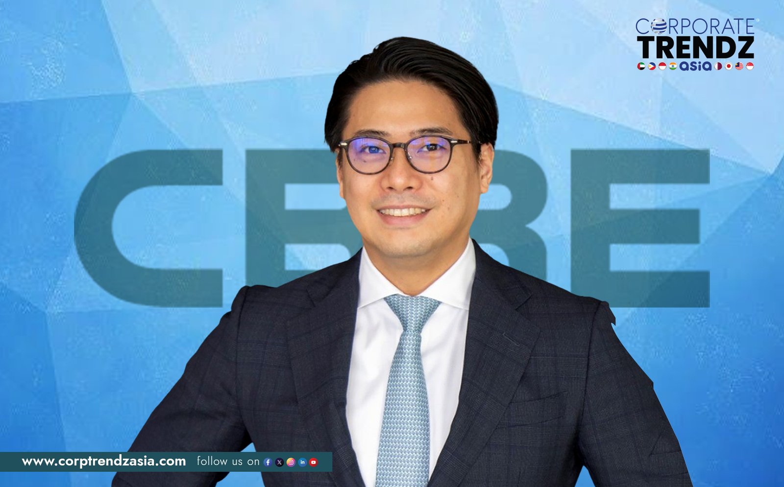 Shun Endo, Head of Data Centre, Capital Markets, Asia Pacific at CBRE, in a professional setting.