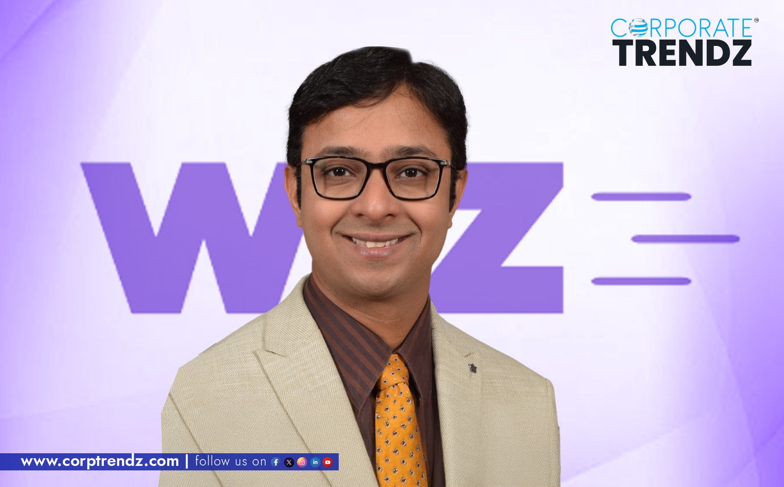 Pradeep Raman, the new CEO of Southeast Asia at WIZ, looking poised and professional.