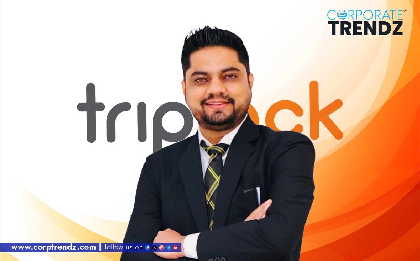 Manish Dua, the newly appointed Chief Growth Officer at TripJack, in a professional portrait.