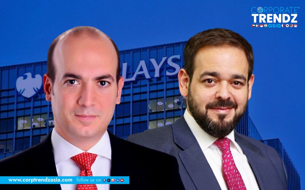 Barclays Co-CEOs Khaled Eldabag and Walid Mezher, poised to lead the bank's Middle East operations.