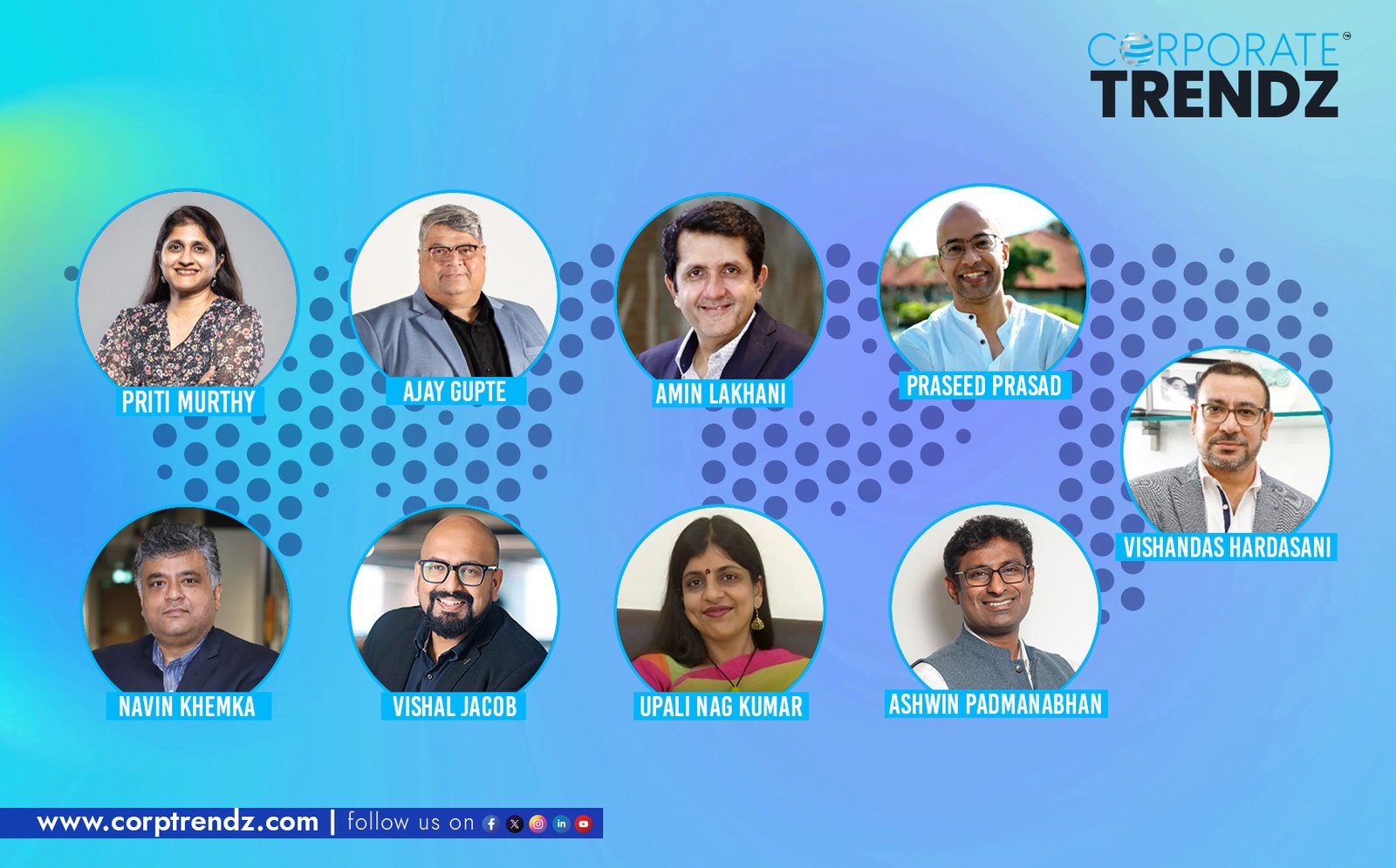 A collage or group photo of the newly appointed leaders at WPP Media South Asia, representing the new Executive Committee.