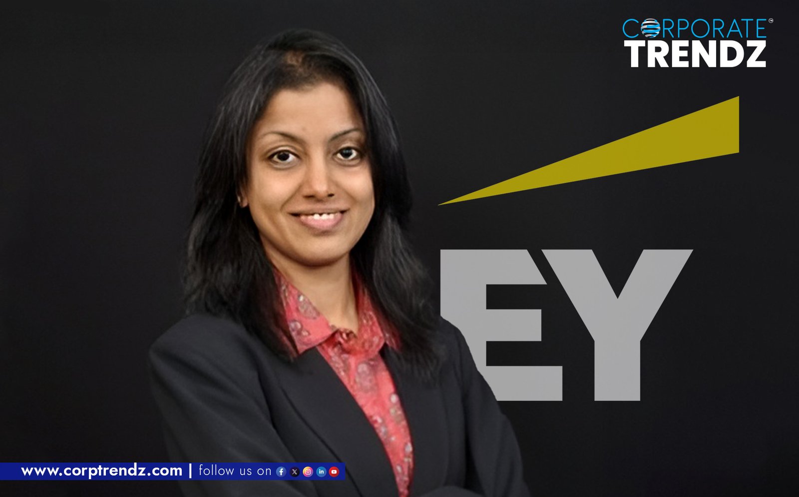 Professional headshot of Kousheyee Ghosh, newly promoted Partner at EY. As a leader in technology transformation consulting and a vocal advocate for women in STEM, her promotion underscores EY's commitment to innovation and diversity.