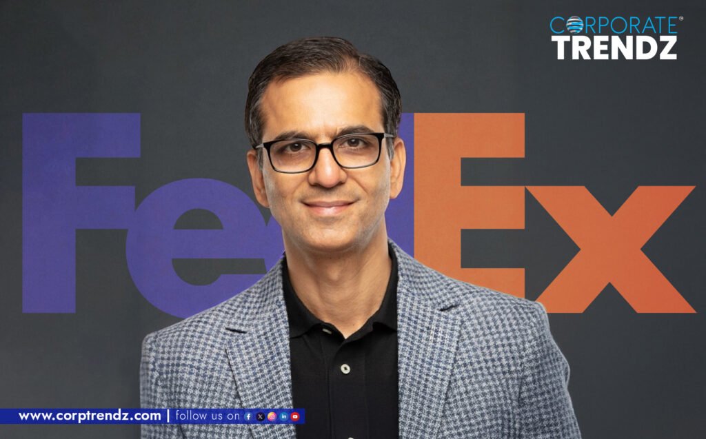 A professional headshot of Vishal Talwar, the newly appointed Executive Vice President and Chief Digital and Information Officer at FedEx.