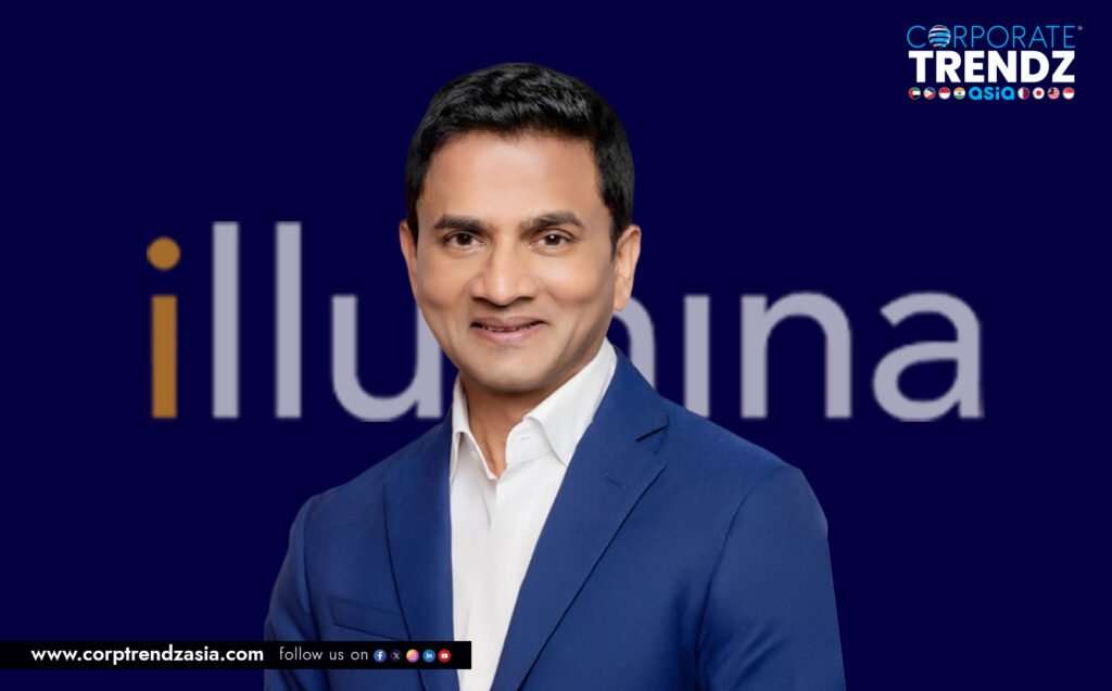 A professional portrait of Nilesh Shah, the newly appointed Head of Region for Asia Pacific, Middle East, and Africa (AMEA) at Illumina.
