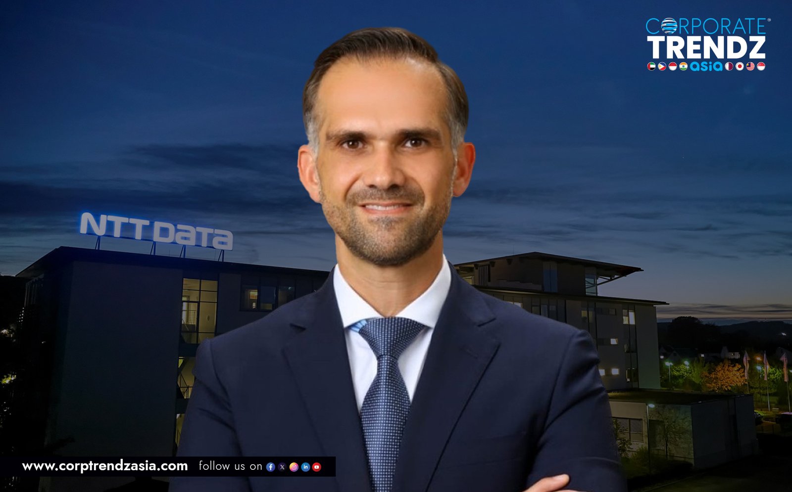 A professional headshot of Muhannad Khattab, the new Country Manager for NTT DATA in the UAE.