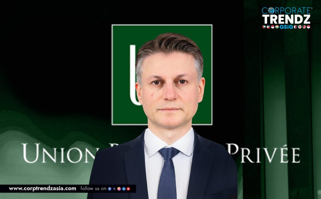 A professional headshot of Arfat Qayyum, the new Senior Executive Officer at Union Bancaire Privée's Dubai office.