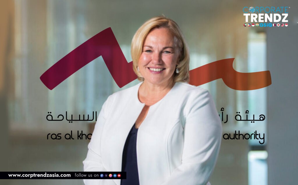 Professional headshot of Phillipa Harrison, the new CEO of Ras Al Khaimah Tourism Development Authority.