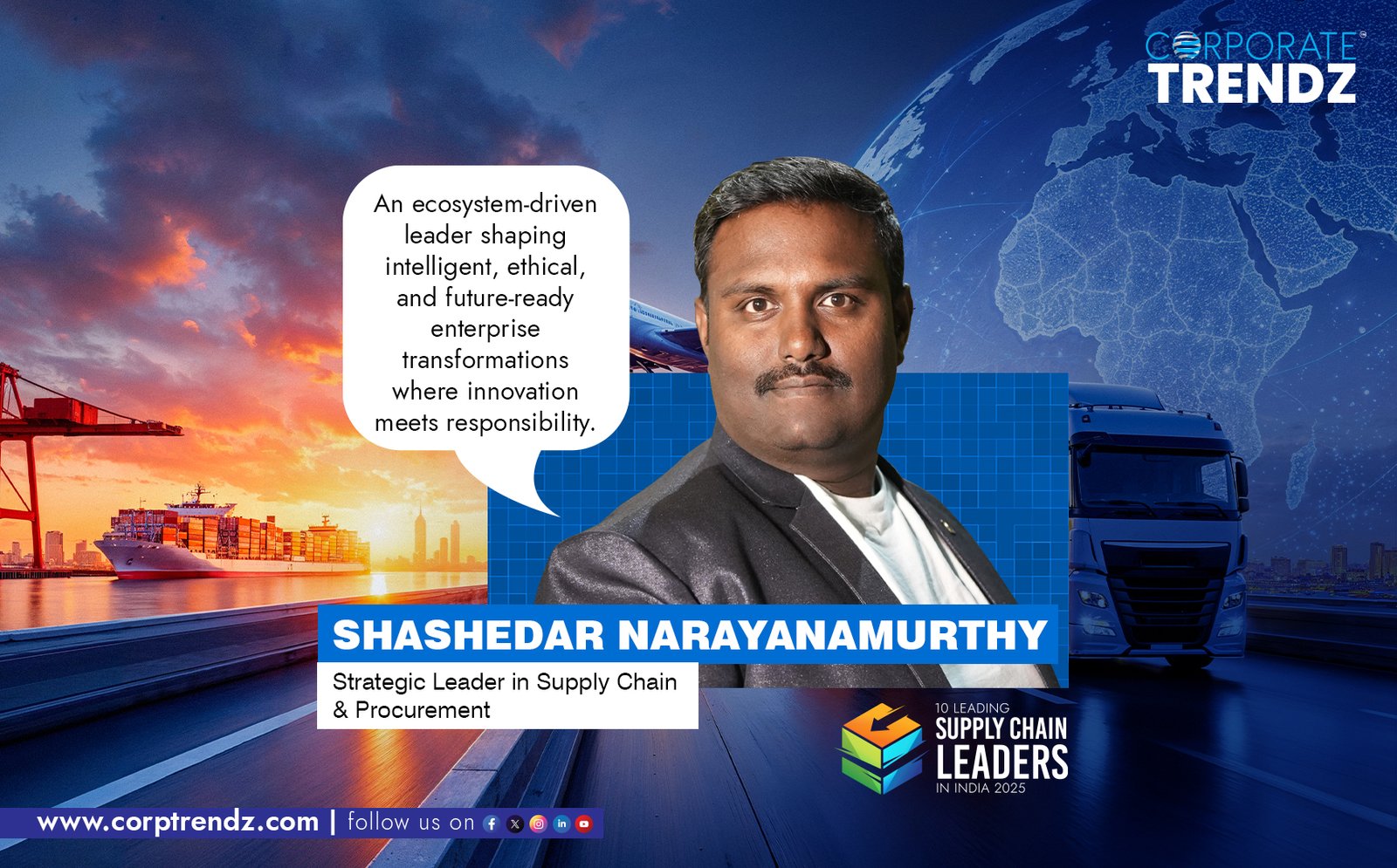 Top Supply Chain Leader in India Shashedar Narayanamurthy | Strategic Leader in Supply Chain & Procurement