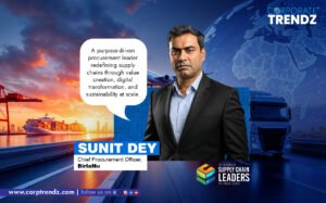 Professional headshot of Mr. Sunit Dey, Chief Procurement Officer at BirlaNu, recognized as a leading supply chain leader in India for 2025.