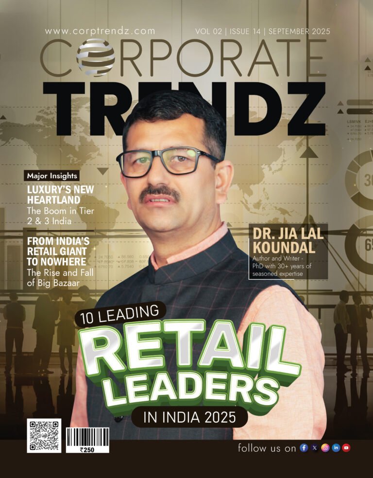 Magazines 21 Cover of 10 Leading Retail Leaders in India 2025