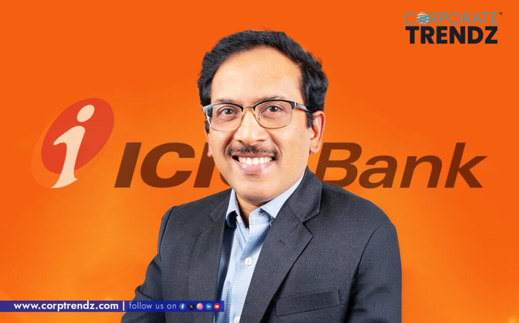 Professional headshot of Anish Madhavan, the new Group Chief Compliance Officer at ICICI Bank.