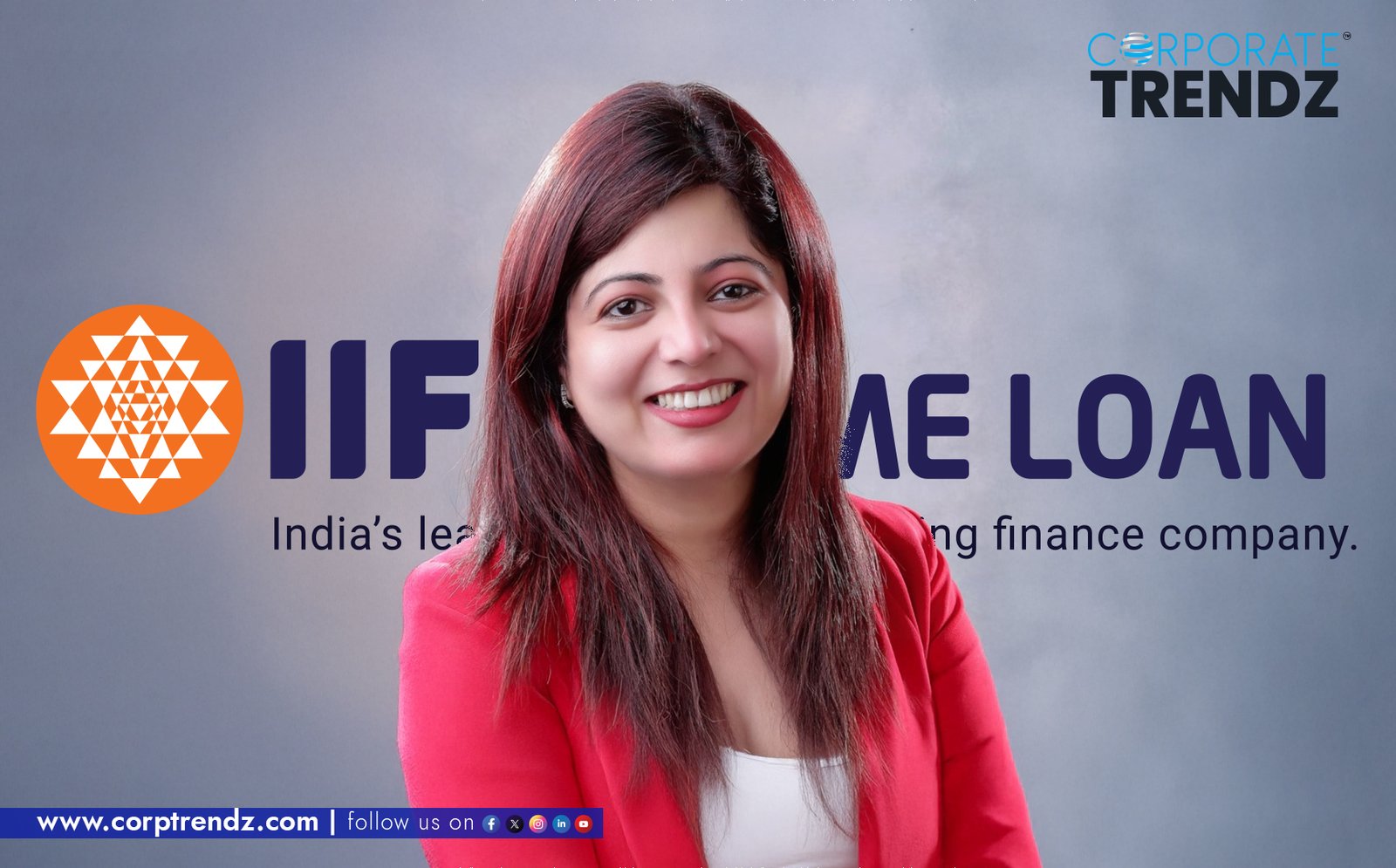 A professional headshot of Aarti Upadhyay, the newly appointed Chief Human Resources Officer (CHRO) at IIFL Home Loans.