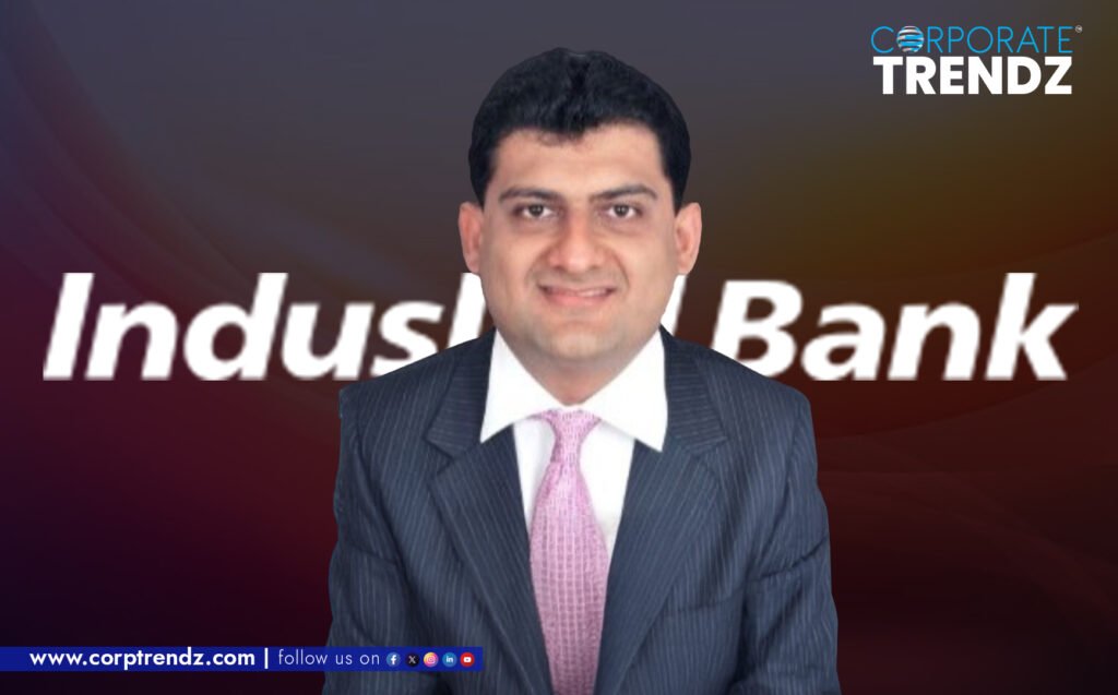 A professional headshot of Namit Trivedi, the newly appointed Head of General Banking Operations at IndusInd Bank.