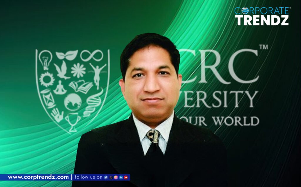 A professional headshot of Prateem Tamboli, the new CEO of JECRC University, smiling confidently.

