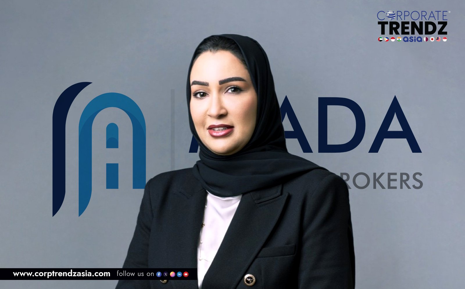 A professional headshot of Eman Mojali, the newly appointed Chief Executive Officer of Mada Insurance and Reinsurance Brokers Company