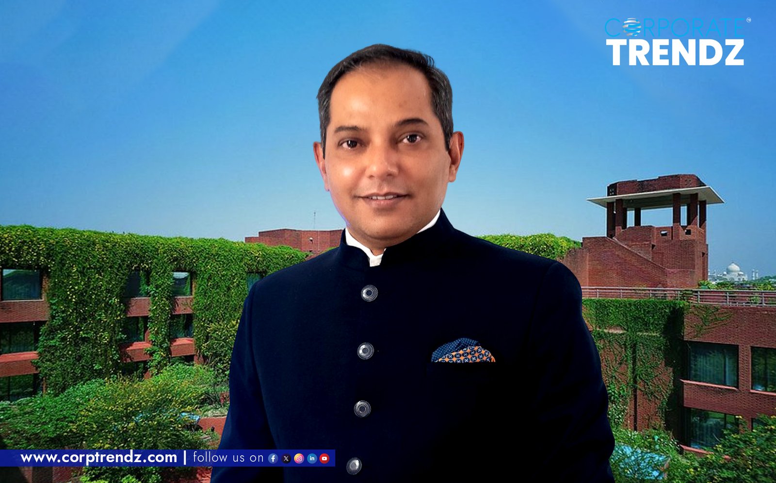 A professional headshot of Sandipan Bose, the newly appointed General Manager of ITC Mughal.