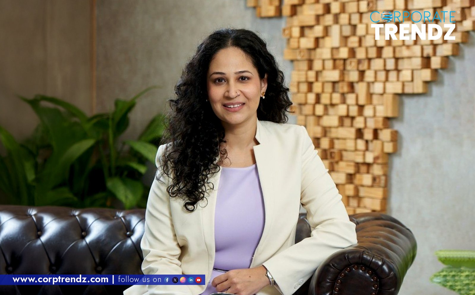 A professional headshot of Swati Karmarkar, the newly appointed Executive Vice President and Head of Legal at Horizon Industrial Parks.