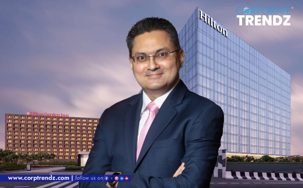 A professional headshot of Sujeet Kumar, the newly appointed Cluster General Manager for Hilton and Hilton Garden Inn Bengaluru Embassy Manyata Business Park.