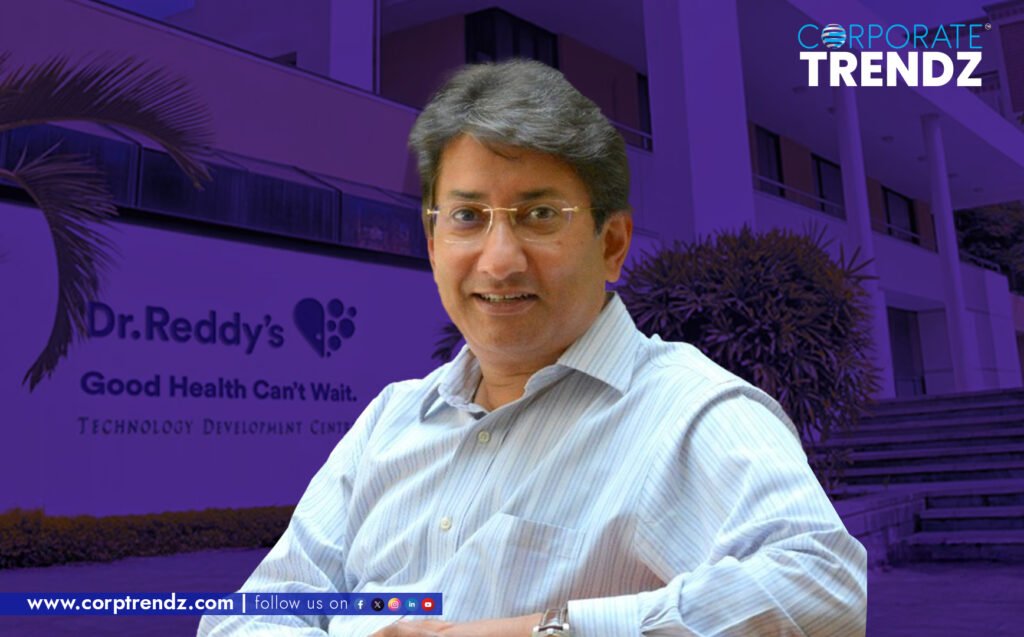 A professional headshot of Sanjay Sharma, the newly appointed Chief Human Resource Officer at Dr. Reddy's Laboratories.