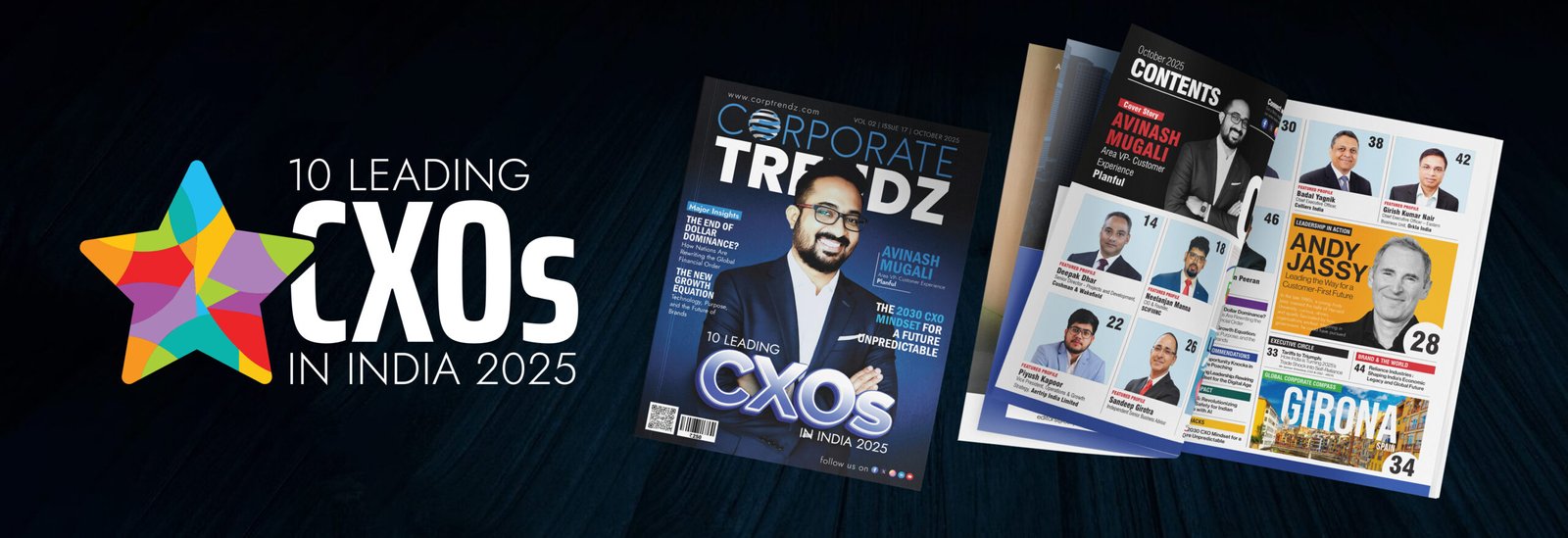 10 Leading CXOs in India 2025 banner