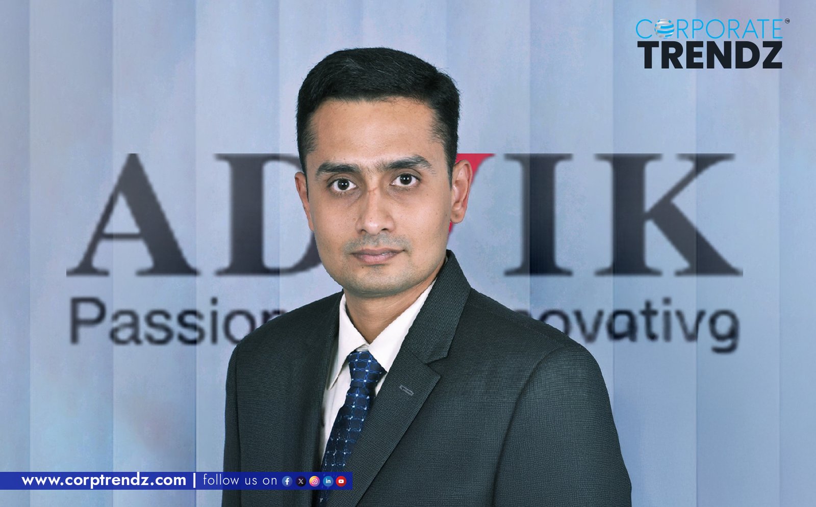 A professional headshot of Aniruddh Satpute, the new Head of Strategy at Advik Hi-Tech Pvt Ltd.