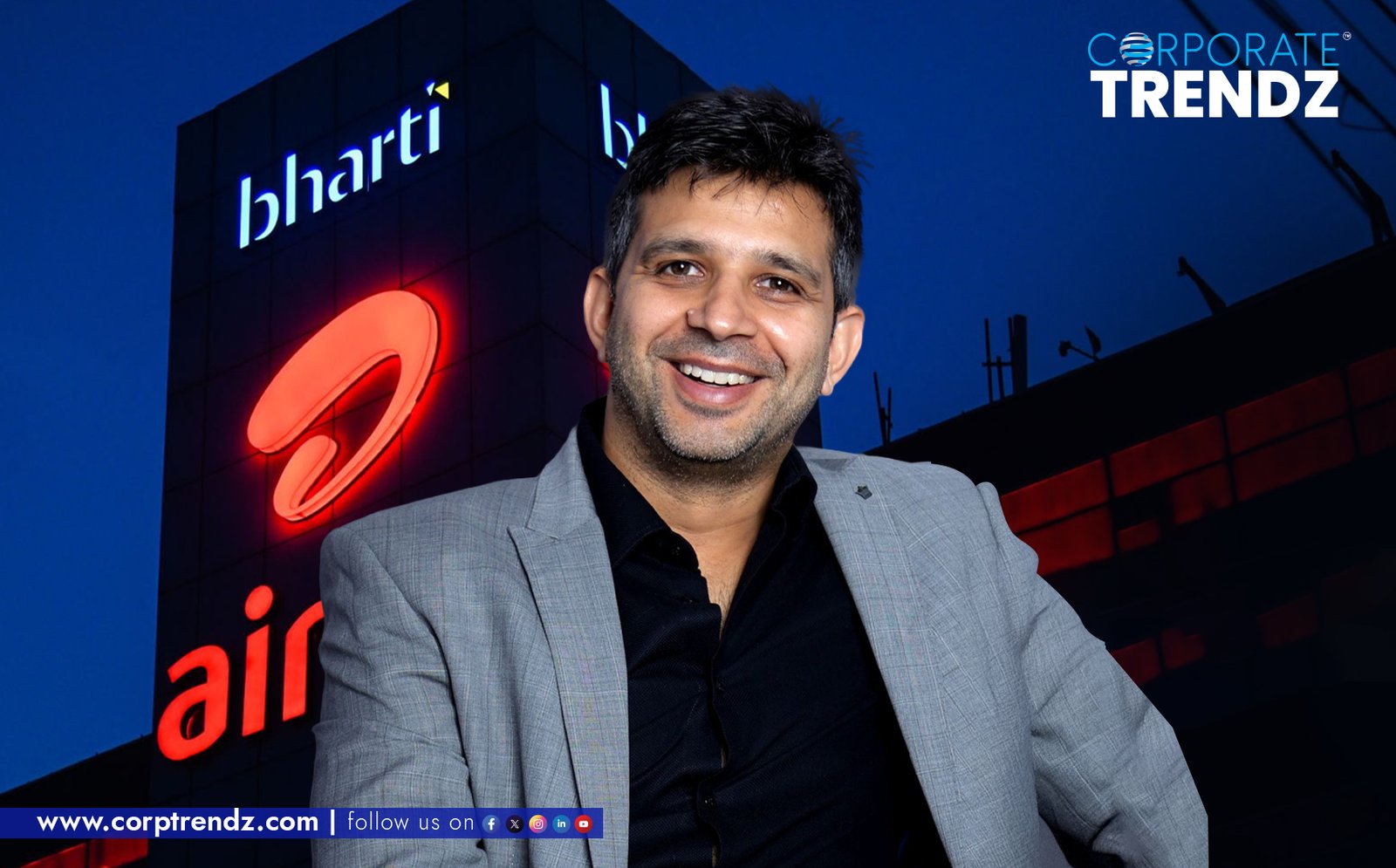A professional headshot of Govil Rajpal, the newly appointed Head of Product & PSS for Cybersecurity at Airtel Secure.