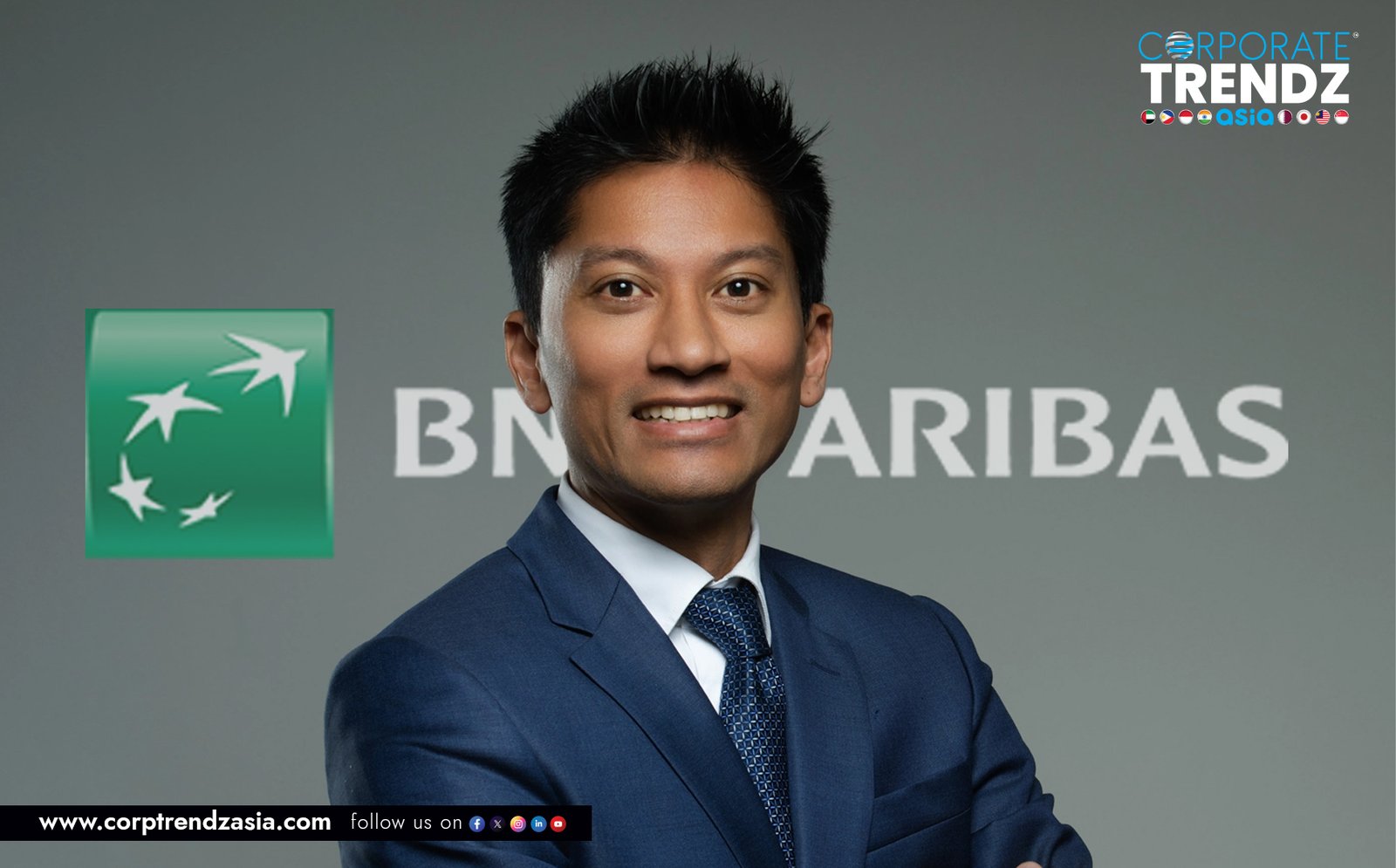 A professional headshot of Michael Nguyen, the newly appointed Chief Executive Officer of Asia at BNP Paribas Cardif.