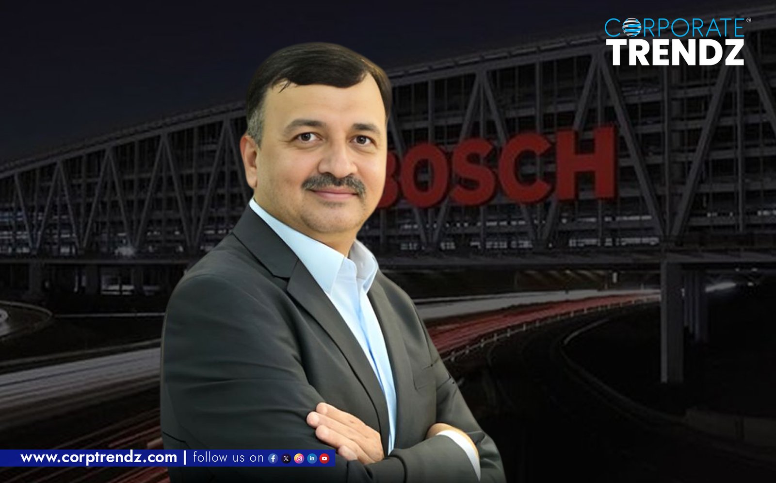 A professional headshot of Girish Sawaiker, the newly appointed Managing Director for Vietnam and Japan at Bosch Global Software Technologies.