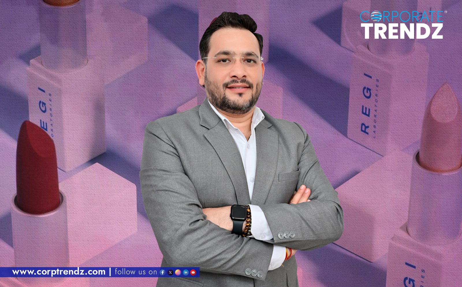 A professional headshot of Vinod Joshi, the newly appointed Chief Financial Officer at Regi Laboratories.