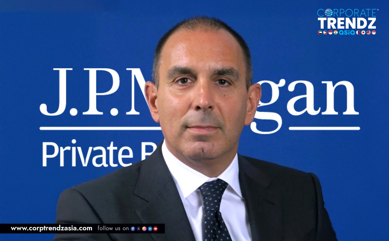 A professional headshot of Selim Elgen, the newly appointed Managing Director and Market Head for the UAE at J.P. Morgan Private Bank.