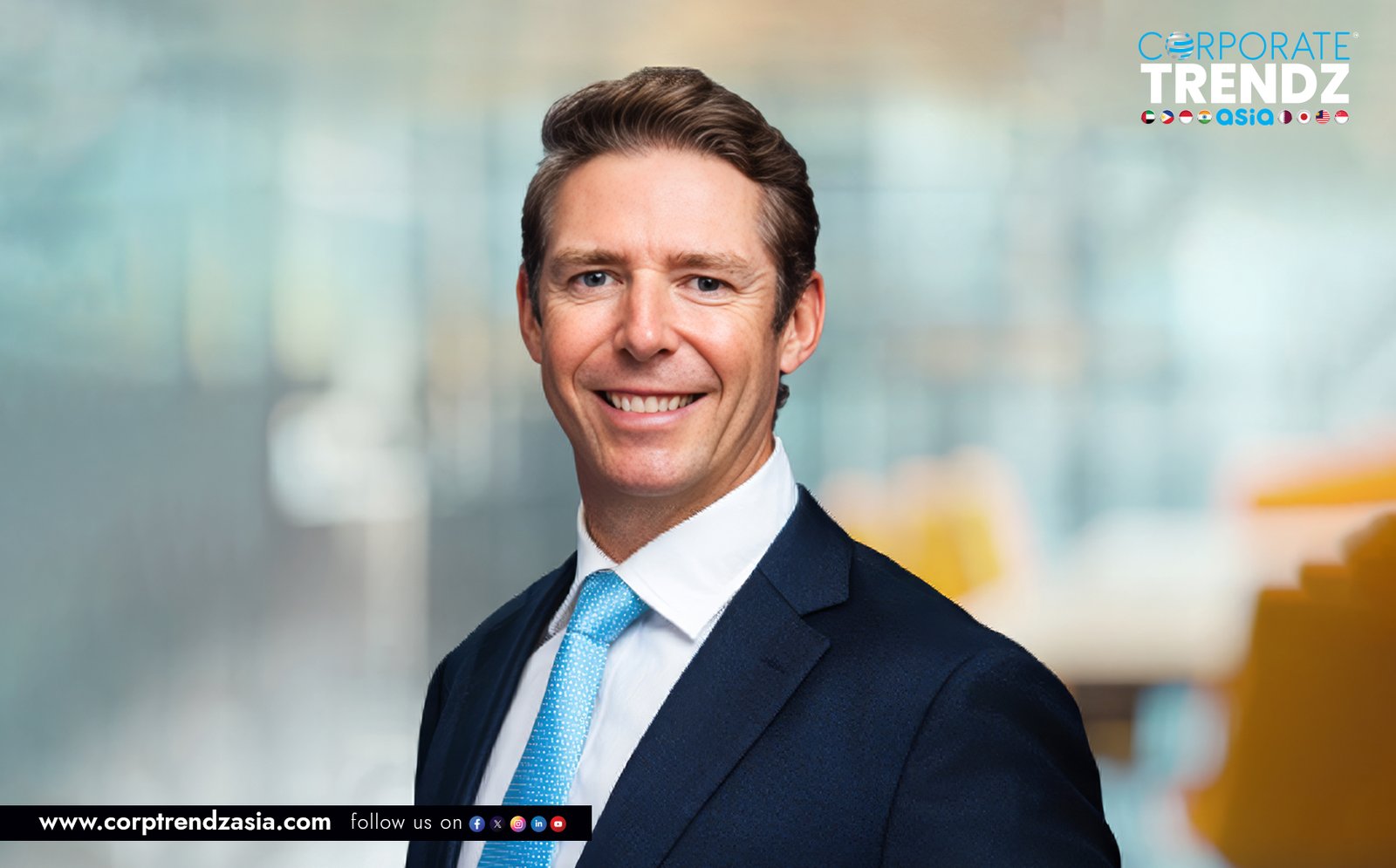 A professional headshot of Neil Brookes, the newly appointed Executive Managing Director – Asia Pacific Capital Markets at Savills.