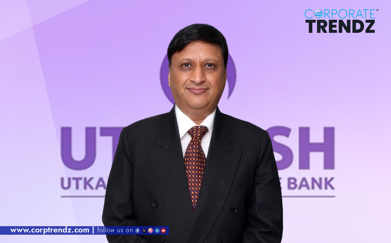 A professional headshot of Virender Sharma, the newly appointed Head – Micro Banking at Utkarsh Small Finance Bank.