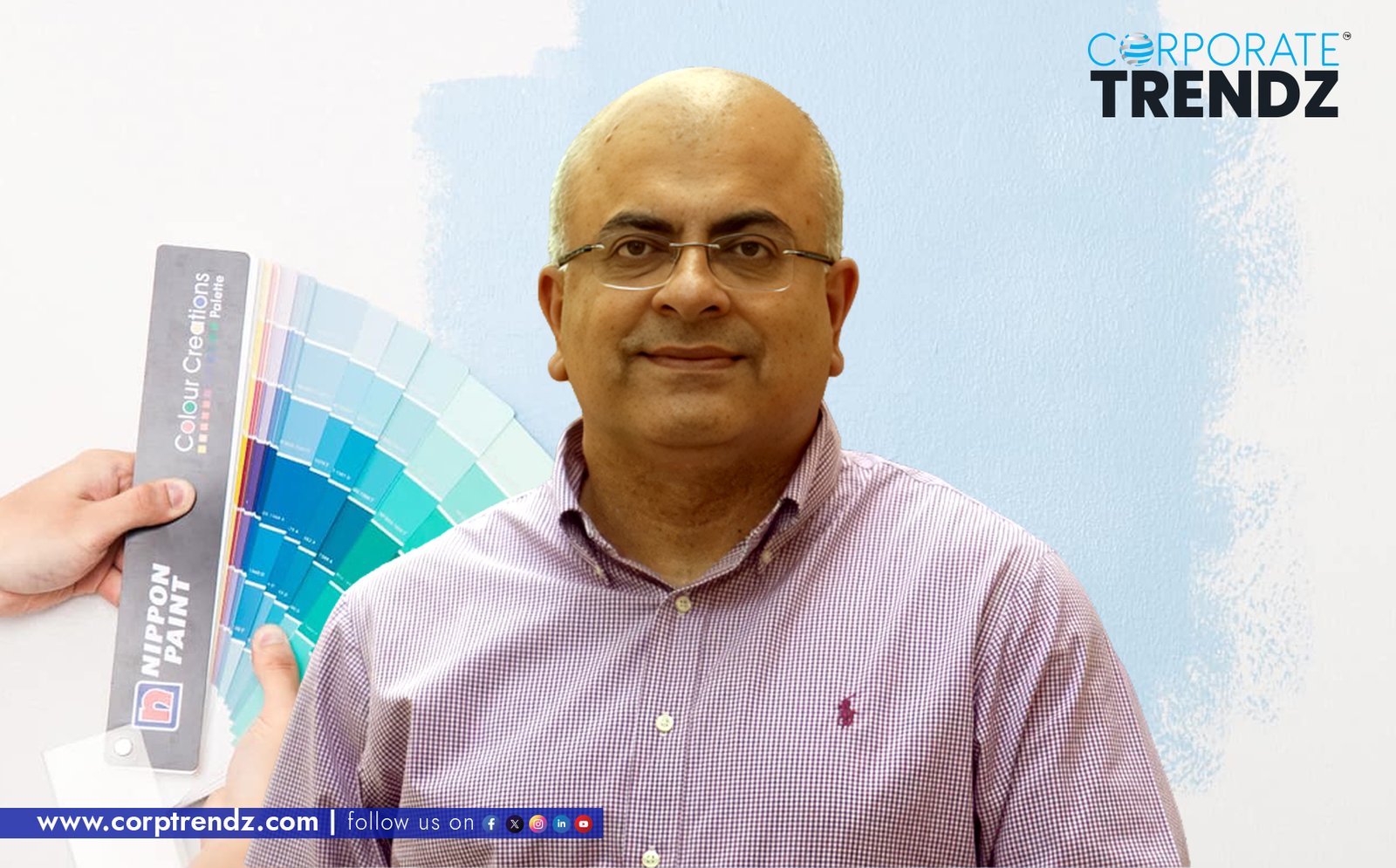 A professional headshot of Sharad Malhotra, the newly appointed Managing Director of Nippon Paint India.